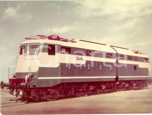 Fotografia d epoca originale 1975 ca FERROVIE DELLO STATO Locomotiva E 646 Fotografia seriale 1