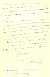 Autografo originale 1942 FIRENZE Rodolfo GAZZANIGA Piazzare libri vale quello che vale AUTOGRAFO 1