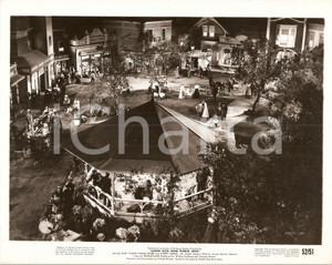 Fotografia d epoca originale 1952 AARON SLICK FROM PUNKIN CRICK Panorama della fiera di paese Foto scena 1