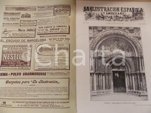 Giornale, rivista storica 1902 LA ILUSTRACION ESPANOLA Venecia y SAN MARCOS Sovracoperta nÂ°XXXVII 1