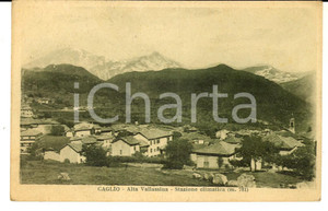 Cartolina originale da collezione 1933 CAGLIO CO Panorama dell ALTA VALSASSINA Cartolina postale FP VG 1