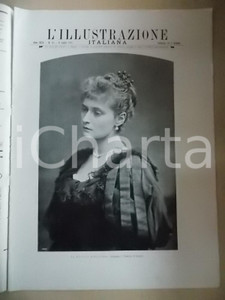 Giornale, rivista storica 1902 L ILLUSTRAZIONE ITALIANA La Czarina Alessandra ROMANOVA Sovracoperta n. 28 1