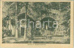 Cartolina originale da collezione 1930 ca ALA DI STURA TO Veduta della Grotta di MARTASSINA Cartolina FP NV 1