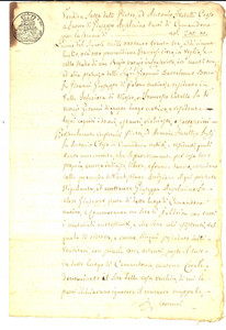 Documento originale, autentico 1833 CAMANDONA BI Pietro e Antonio CROSO vendono casa in cantone CERALE 1