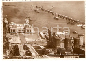 Cartolina originale da collezione 1949 NAPOLI Nuova stazione marittima e Maschio Angioino Cartolina FG VG 1