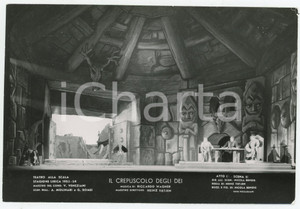 Fotografia d epoca originale 195354 MILANO  Teatro alla SCALA Il crepuscolo degli dei Foto PICCAGLIANI 1