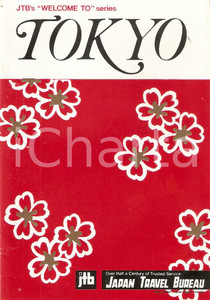 Materiale pubblicitario d’epoca 1970 ca JTB Welcome to TOKYO Japan Travel Bureau Brochure 10x15 cm 1