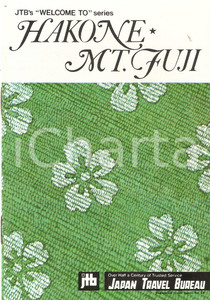 Materiale pubblicitario d’epoca 1970 ca JTB Welcome to HAKONE Mount FUJI Japan Travel Bureau Brochure 10x15 cm 1