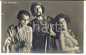 Cartolina originale da collezione 1920 ca KOBENHAVN Den fortabte sÃ¸n  Il figliol prodigo VINTAGE postcard FP NV 1