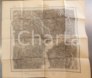 Mappa, planimetria storica 1895 Istituto Geografico Militare CARTA D ITALIA  CANNOBIO Mappa 70x65 cm 1 Mappa, planimetria storica 1895 Istituto Geografico Militare CARTA D ITALIA  CANNOBIO Mappa 70x65 cm 1