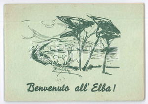Libro, pubblicazione d epoca 1950 ca TOSCANA Benvenuto all Elba  Pubblicazione turistica ILLUSTRATA 1