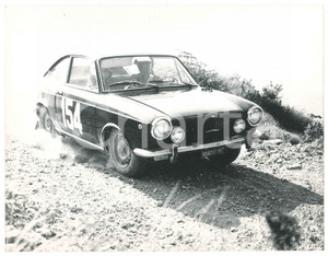 Fotografia d epoca originale 1971 SAVONA Rally Coppa d oro  FIAT 850 CoupÃ© n. 154  Foto 27x21 cm 4 1