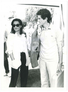 Fotografia d epoca originale 1985 ca CINEMA Claude LELOUCH Evelyn BOUIX Foto 18x24 cm 1