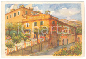 Cartolina originale da collezione 1970 ca FIUGGI Grande Albergo Falconi  Cartolina illustrata FG VG 1