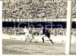 Fotografia d epoca originale 1960 ca CALCIO SERIE A Azione in area durante una partita del GENOA Foto 1