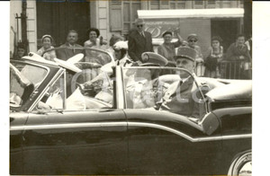 Fotografia d epoca originale 1959 PARIS HailÃ© SELASSIE  en visite avec le GÃ©nÃ©ral DE GAULLE Photo 18x14 1