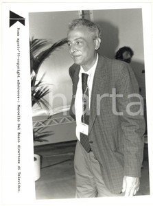 Fotografia d epoca originale 1995 ROMA  RAI Marcello DEL BOSCO direttore di TELEVIDEO Fotografia 17x24 cm 1