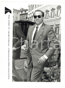Fotografia d epoca originale 1997 ROMA Antonio DI PIETRO ministro dei Lavori Pubblici  Fotografia 17x24 cm 1