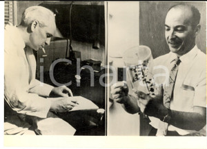 Fotografia d epoca originale 1959 PREMIO NOBEL MEDICINA I vincitori Severo OCHOA e Arthur KORNBERG  Foto 1