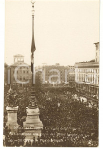 Cartolina originale da collezione 1921 ROMA Sagra della Vittoria  Il corteo in Piazza Venezia Cartolina 1