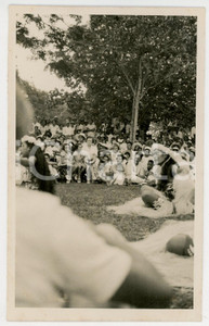 Fotografia d epoca originale 1937 PAPEETE Polinesia 18 FESTA 14 LUGLIO  REAL PHOTO cm 13,5 x 8,5 1