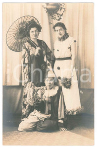 Fotografia d epoca originale 1925 ca HALBERSTADT D  CARNEVALE  Ragazze in costume 7 Foto 9x14 cm 1