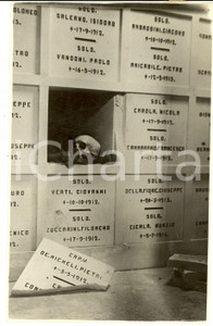Fotografia d epoca originale 1941 WW2 DERNA LIBIA Cimitero italiano devastato dagli inglesi FOTO 1