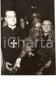 Fotografia d epoca originale 1955 ROMA Mons. Manuel TATO Ramon Pablo NOVOA espulsi da Governo PERON Foto 1