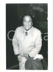 Materiale cinematografico d’epoca 1986 ITALIA  COSTUME Emilio FEDE Ritratto del giornalista  Foto 18x24 cm 1