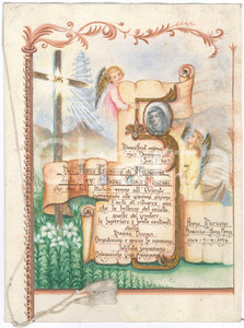 Documento originale, autentico 1954 BESOZZO VA Madre Gina RONCARI  Giubileo religioso d oro Fascicolo 1