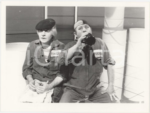 Fotografia d epoca originale 1985 ca CABARET Armando RUSSO detto EL TOGNELLA con Tristessa  Foto 24x18 cm 1