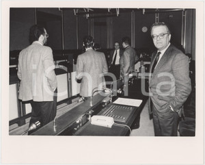 Fotografia d epoca originale 1987 PARLAMENTO Egidio STERPA Presidente commissione Inquirente  Foto 25x20 3 1
