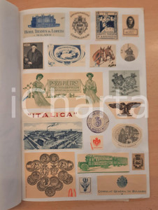 Oggetto da collezione cartaceo 1980 ca COLLEZIONISMO ITALIA Raccolta stemmi carte intestate 400 circa 1