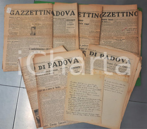 Libro, pubblicazione d epoca 194142 Ginevra BAGGIO Chiese padovane scomparse Raccolta giornali e bozze RARO 1