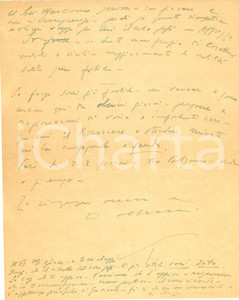 Autografo originale 1932 CORTINA D AMPEZZO Lettera avv. Sergio STOPPATO per commemorazione AUTOGRAFO 1