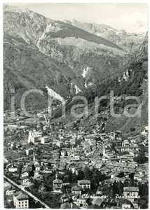 Cartolina originale da collezione 1957 CHIAVENNA SO Panorama del paese  Cartolina FG VG 1