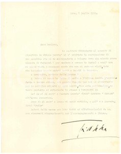 Autografo originale 1955 ROMA Soprano Gianna PEDERZINI  Recita a Thiene a teatro chiuso AUTOGRAFO 1