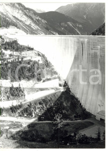 Fotografia d epoca originale 1977 LAGO DEL GALLO SO Veduta della diga Foto VINTAGE 13x18 cm 1