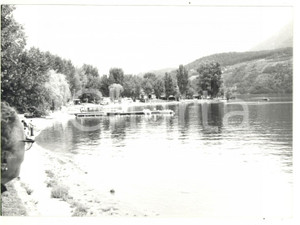 Fotografia d epoca originale 1982 CALCERANICA AL LAGO TN Veduta panoramica Foto VINTAGE 18x13 cm 1