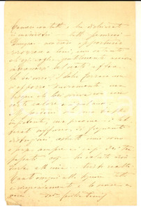 Autografo originale 1899 CATANIA Poetessa Cecilia DENI in attesa per una graduatoria AUTOGRAFO 1