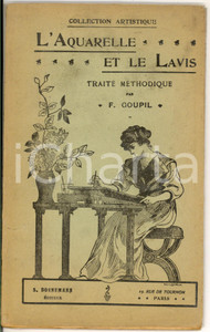 Libro, pubblicazione d epoca 1947 F. GOUPIL L aquarelle et le lavis  TraitÃ© mÃ©thodique DANNEGGIATO 80 pp. 1