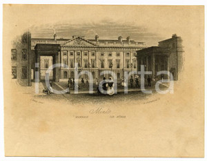 Stampa, bozzetto originale 1850 ca LONDON The Royal Mint  J. SHURY SC. Stampa 17x13 cm 1