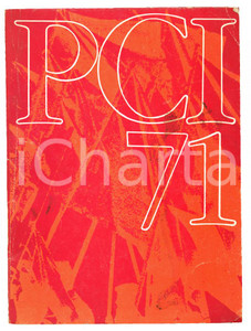 1971 ALMANACCO PCI Cinquantenario Partito Comunista Italiano *Pubblicazione