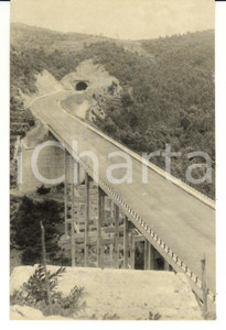 Fotografia d epoca originale 1960 AUTOSTRADA A6 Inaugurazione del tratto SAVONACEVA Foto 11x18 cm 1