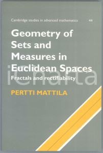 1999 Pertti MATTILA Geometry of Sets and Measures in Euclidean Spaces