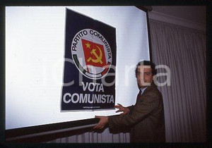Luciano PETTINARI - ITALIA RIFONDAZIONE COMUNISTA 1995 ca * 35mm vintage slide 5