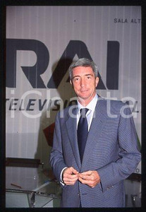 Ennio CHIODI - RAI ITALIA Ritratto del direttore 1999 ca * 35 mm vintage slide 2