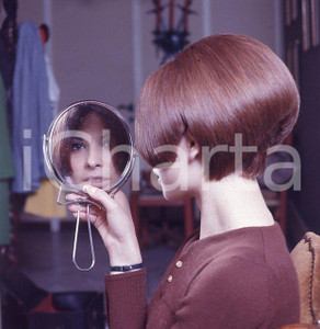 6X6cm NEGATIVO ORIGINALE * 1970ca ROSANNA FRATELLO  con parrucca (4)