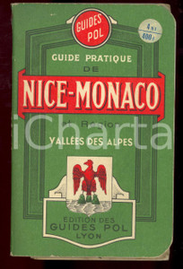 1958 Francis BERERD Guide pratique de Nice-Monaco - Editions des GUIDES POL Guida turistica d'epoca con due cartine a colori ripiegate.EDITORE: Editions des Guides Pol - LionePAGINE: 79CONDIZIONI: FAIR (segni d'uso; strappo di circa un centimetro alla cartina; scritta a matita all'ultima pagina. Alcune pagine risultano incollate a causa dell'umidit&agrave;)FORMATO: 10x15 cm      originale e autentica 1