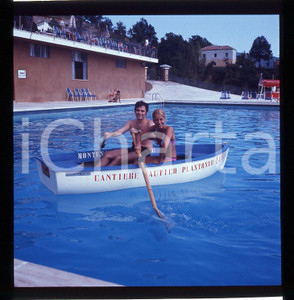 6X6cm NEGATIVO ORIGINALE * 1970ca I VIANELLA Wilma GOICH Edoardo VIANELLO (43)